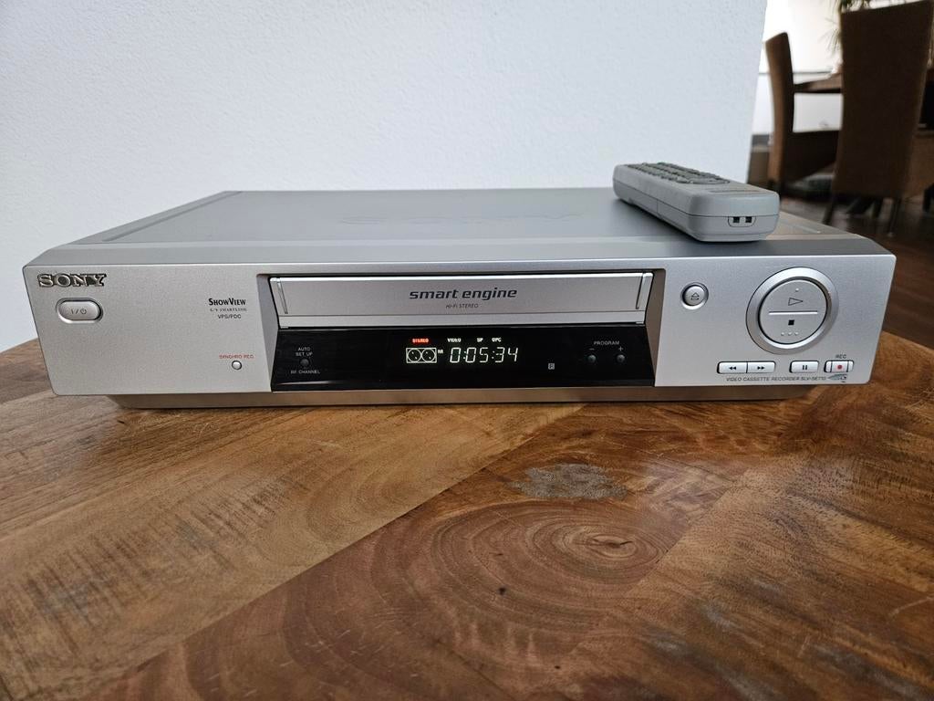 Sony VHS videorecorder met afstandsbediening, Audio, Tv en Foto, Videospelers, Ophalen of Verzenden, Gebruikt