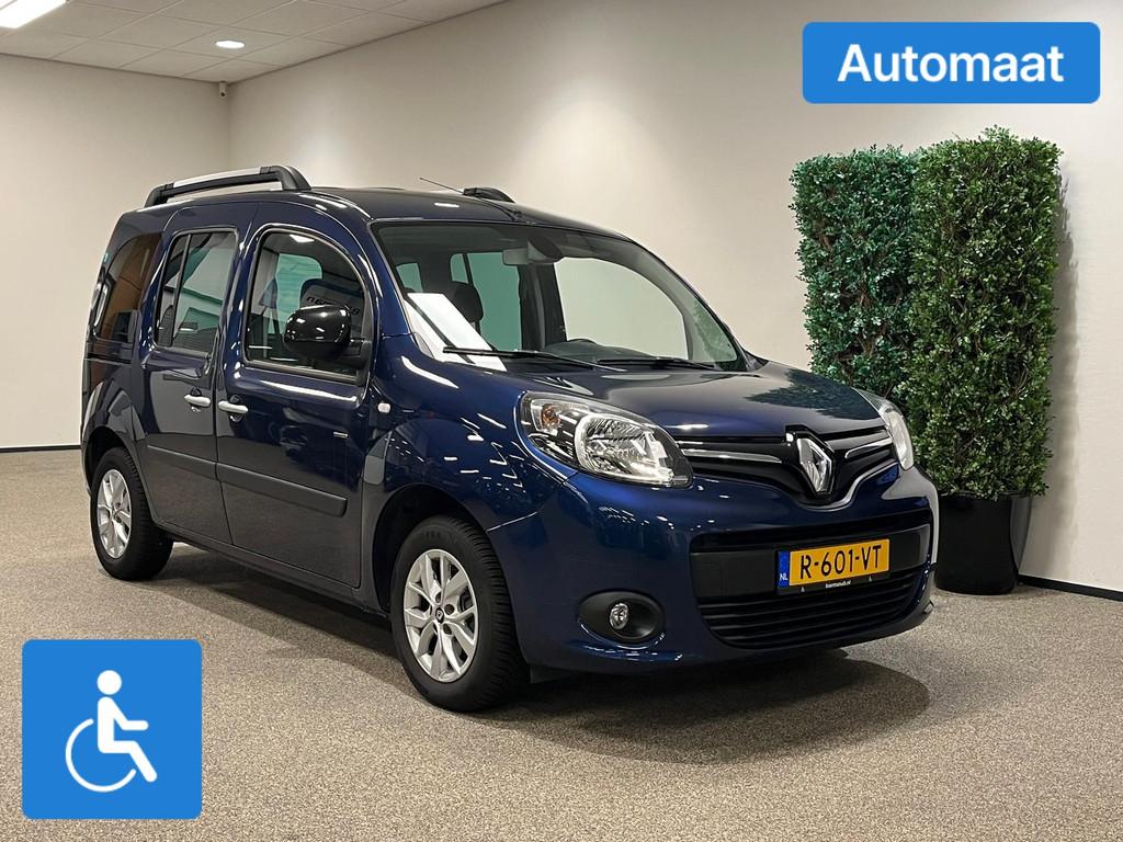 Renault Kangoo Rolstoelauto Automaat + Luchtvering + Handbed, Auto's, Renault, Automaat, 12 maanden, Stof, Gebruikt