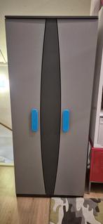 Kledingkast en boekenkast tienerkamer, Ophalen, Gebruikt