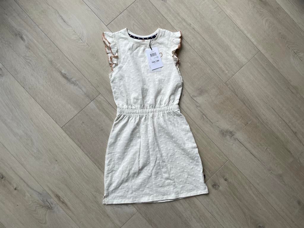 WE Fashion witte jurk broderie anglaise maat 134/140 nieuw, Kinderen en Baby's, Kinderkleding | Maat 134, Ophalen of Verzenden