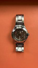 Swatch Irony B&S YAS100G Automatic Skeleton – vroege serie!, Ophalen, Gebruikt, Staal, Polshorloge