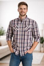 Hallinger New Zealand geruit overhemd | XL, Blauw, Hallinger, Ophalen of Verzenden, Zo goed als nieuw