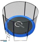 Carruzzo Trampoline met veiligheidsnet, Nieuw, Azuro, Ophalen of Verzenden, Verkoephoekgoes@outloock.com