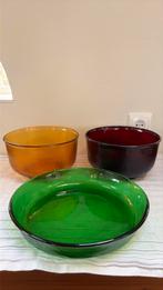 3 grote schalen Sierra van Arcoroc, Huis en Inrichting, Keuken | Servies, Ophalen, Zo goed als nieuw, Overige stijlen, Schaal of Schalen