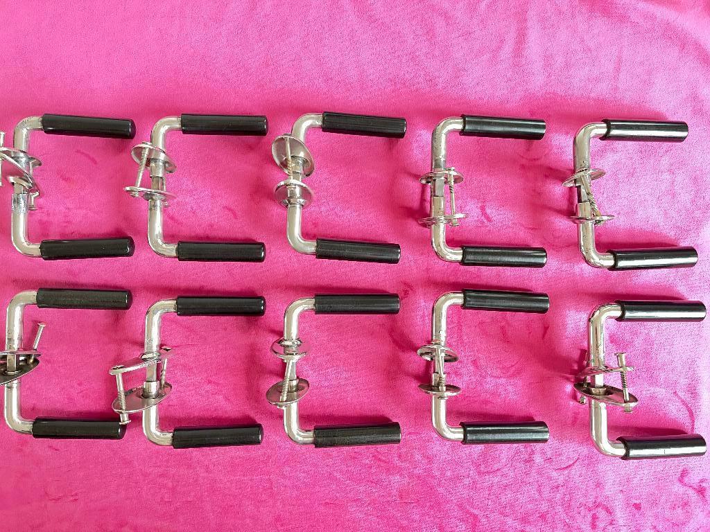 Frankfurter oude deurklinken met bakeliet, deurkrukken, deur, Antiek en Kunst, Ophalen of Verzenden