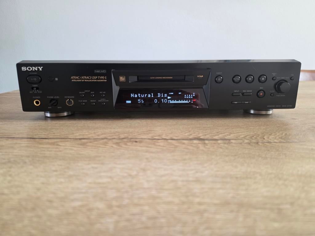 Sony MDS-JE780 Net MD Minidisc Deck - Zeldzaam en Topstaat, Ophalen of Verzenden