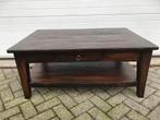 MASSIEVE OUD TEAKHOUTEN SALONTAFEL coffeetable Flamant, Ophalen