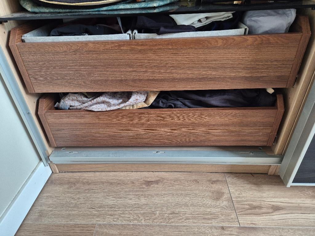 Pax kast indeling - 75 * 58 (planken, lades, verlichting), Ophalen, Met plank(en), 50 tot 100 cm, Zo goed als nieuw