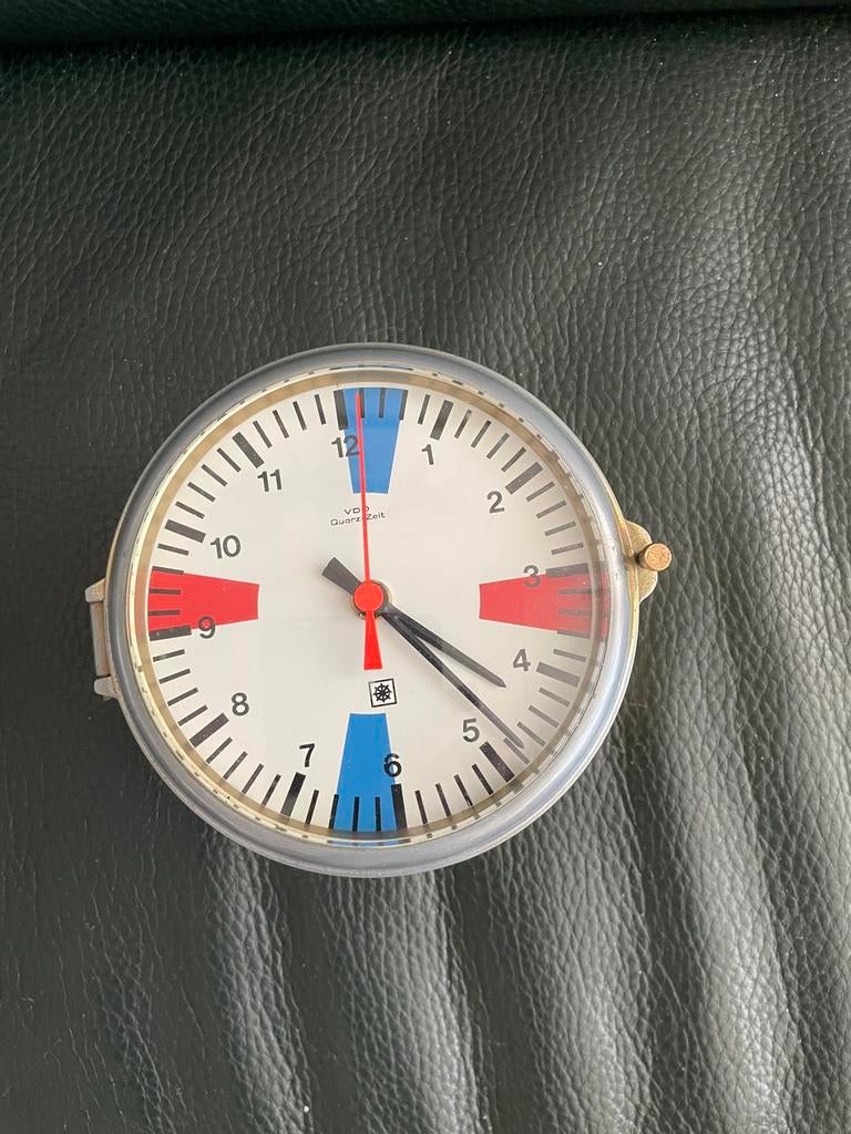 VDO Nautical Wandklok - Vintage Scheepsklok Messing, Ophalen