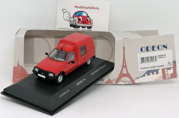 Citroen C15 rood, Hobby en Vrije tijd, Modelauto's | 1:43, Nieuw, Auto, Overige merken, Ophalen of Verzenden