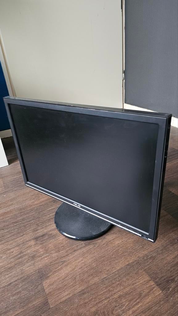 ASUS VW222U LCD Monitor - 22 inch, Computers en Software, Monitoren, Gebruikt, 61 t/m 100 Hz, DVI, VGA, Kantelbaar, Overige typen