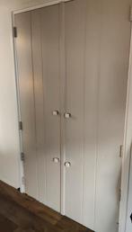 2 openslaande massieve deuren met kozijn, Ophalen of Verzenden, Gebruikt