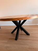 Ronde eettafel, Huis en Inrichting, Tafels | Eettafels, Rond, Zo goed als nieuw, Vier personen, Industrieel