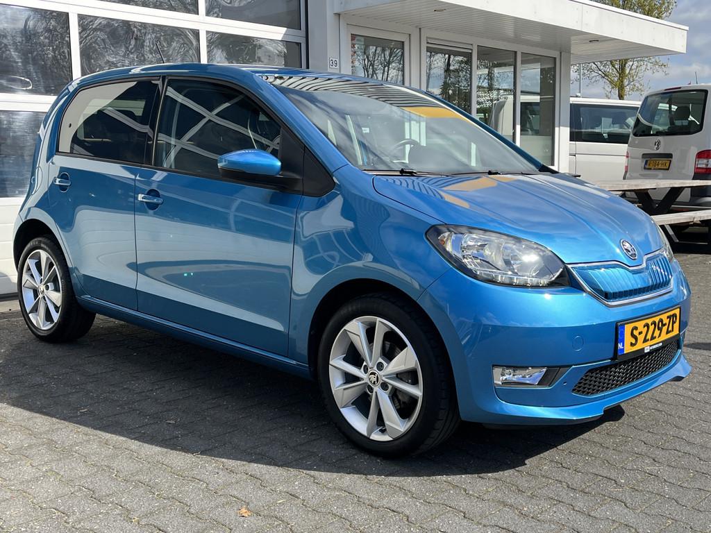 Skoda Citigo e-iV EV Style PDC Stoelverwarming DAB Multimedi, Auto's, 83 pk, Stof, Zwart, LED verlichting
