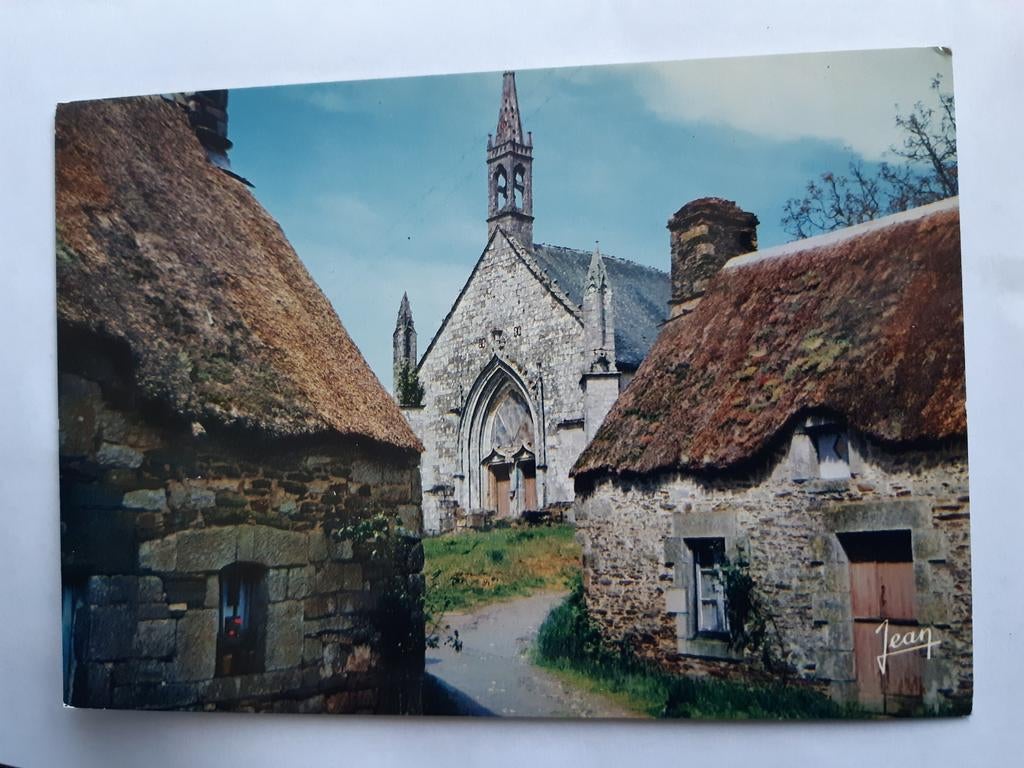 Oude ansichtkaart Bretagne, Frankrijk, Ophalen of Verzenden, 1960 tot 1980, Ongelopen, Stad of Dorp