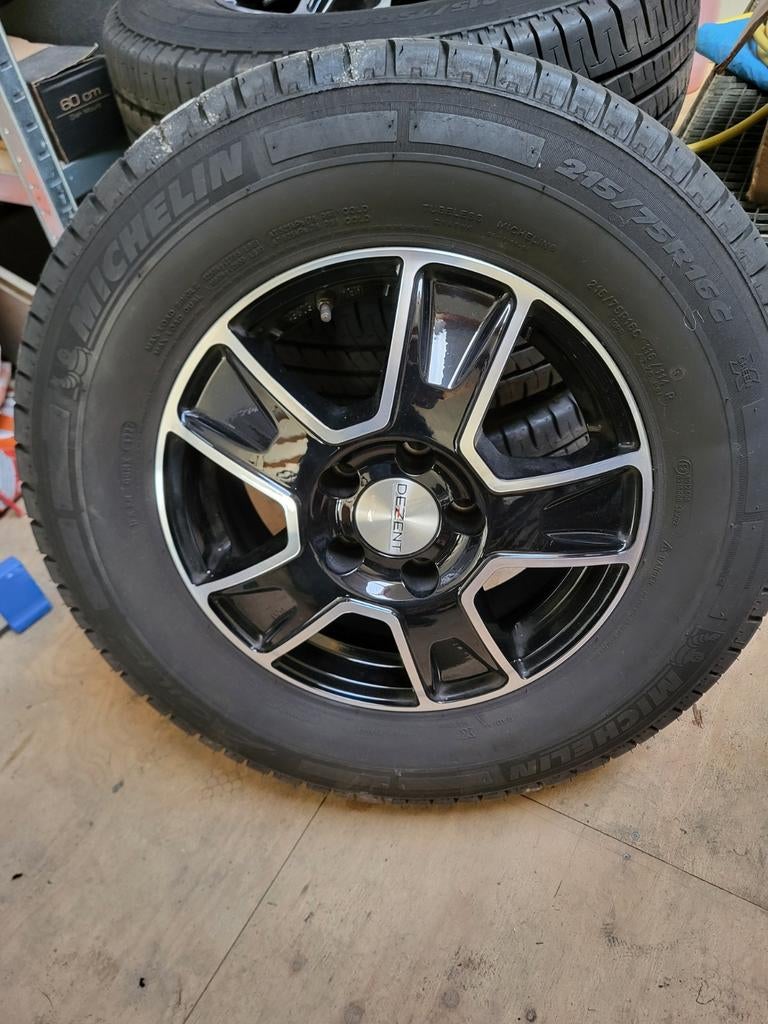 Velgen met banden Fiat Ducato camper, Auto-onderdelen, Banden en Velgen, Ophalen