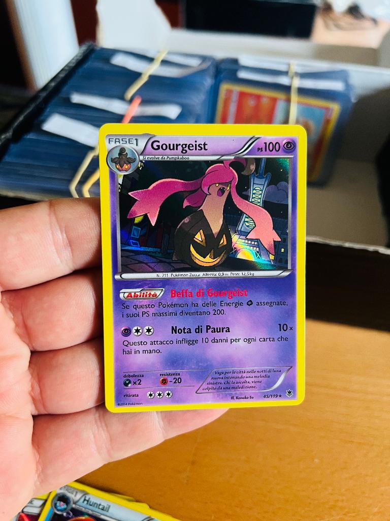 Gourgeist 45/119 Holo Phantom Forces Pokemon, Verzenden, Zo goed als nieuw, Losse kaart, Foil