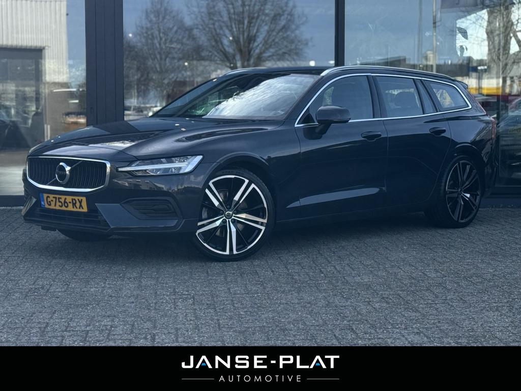 Volvo V60 2.0 T4 Momentum Pro Trekhaak | 20 Inch |, Auto's, Volvo, Leder en Stof, 1603 kg, 93 €/maand, Zilver of Grijs