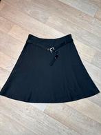 Zwarte krijtstreep rok met rits, maat 42 - Styles by Steps, Zwart, Maat 42/44 (L), Ophalen of Verzenden, Knielengte