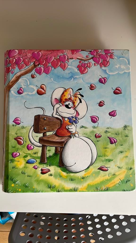 Diddl map met veel briefpapier in alle formaten, Verzamelen, Diddl, Zo goed als nieuw, Papier, Kaart of Schrift, Diddl, Ophalen of Verzenden