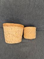 Rotan bloempotten set - 2 stuks, Ophalen, Overige materialen, Gebruikt, Rond