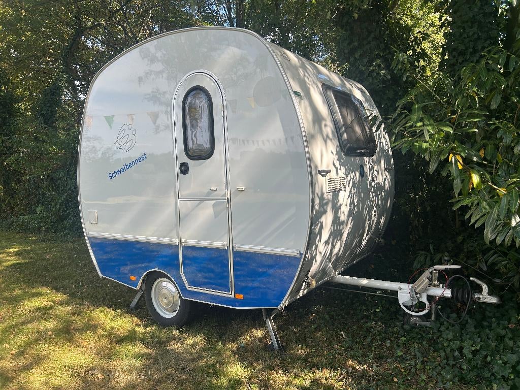 Knaus Schwalbennest Retro Caravan 2011, Rondzit, Tot en met 2, 4 tot 5 meter, Knaus