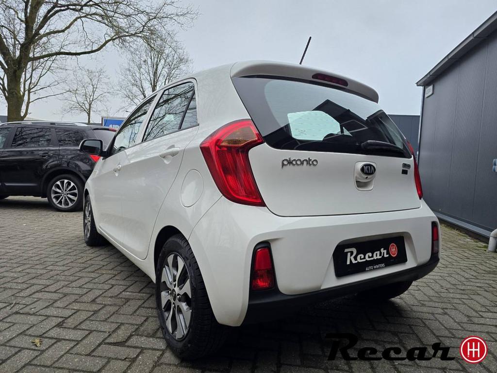 Kia Picanto - 1.0 CVVT EconomyPlusLine/Camera/Navi, Auto's, Kia, Gebruikt, 4 stoelen, Wit, Origineel Nederlands