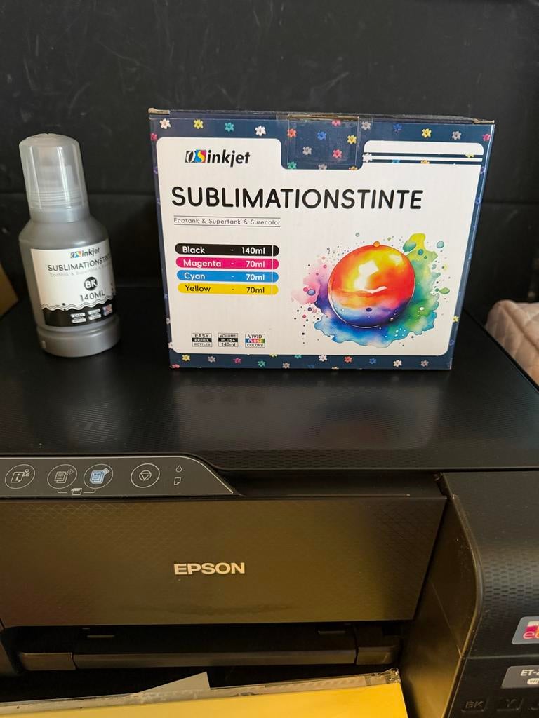 Sublimatie printer set met snijplotter en persen, Ophalen, Gebruikt, Inkjetprinter, All-in-one