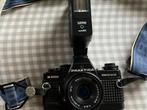 Practica B200 fotocamera met flitser., Audio, Tv en Foto, Fotocamera's Analoog, Ophalen, Zo goed als nieuw, Compact, Overige Merken