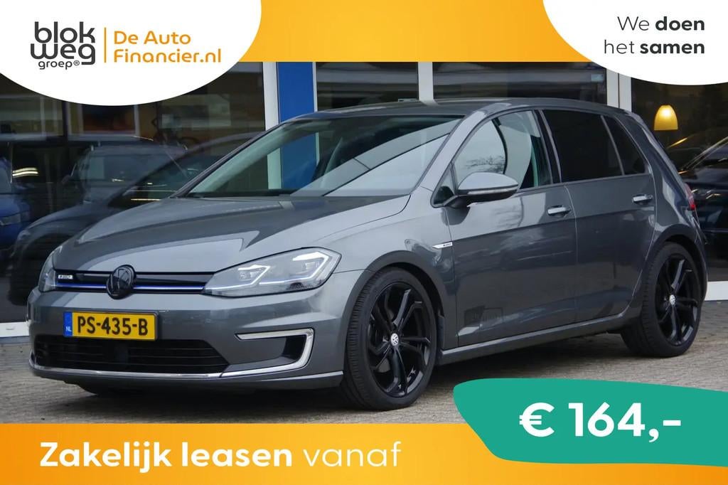 Volkswagen e-Golf App-connect Leer Stoelverwarm € 11.900,0, Auto's, Volkswagen, Automaat, 136 pk, Gebruikt, Golf