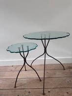 Brand van Egmond design bijzettafels, Huis en Inrichting, Tafels | Bijzettafels, Minder dan 55 cm, Gebruikt, Design, Rond