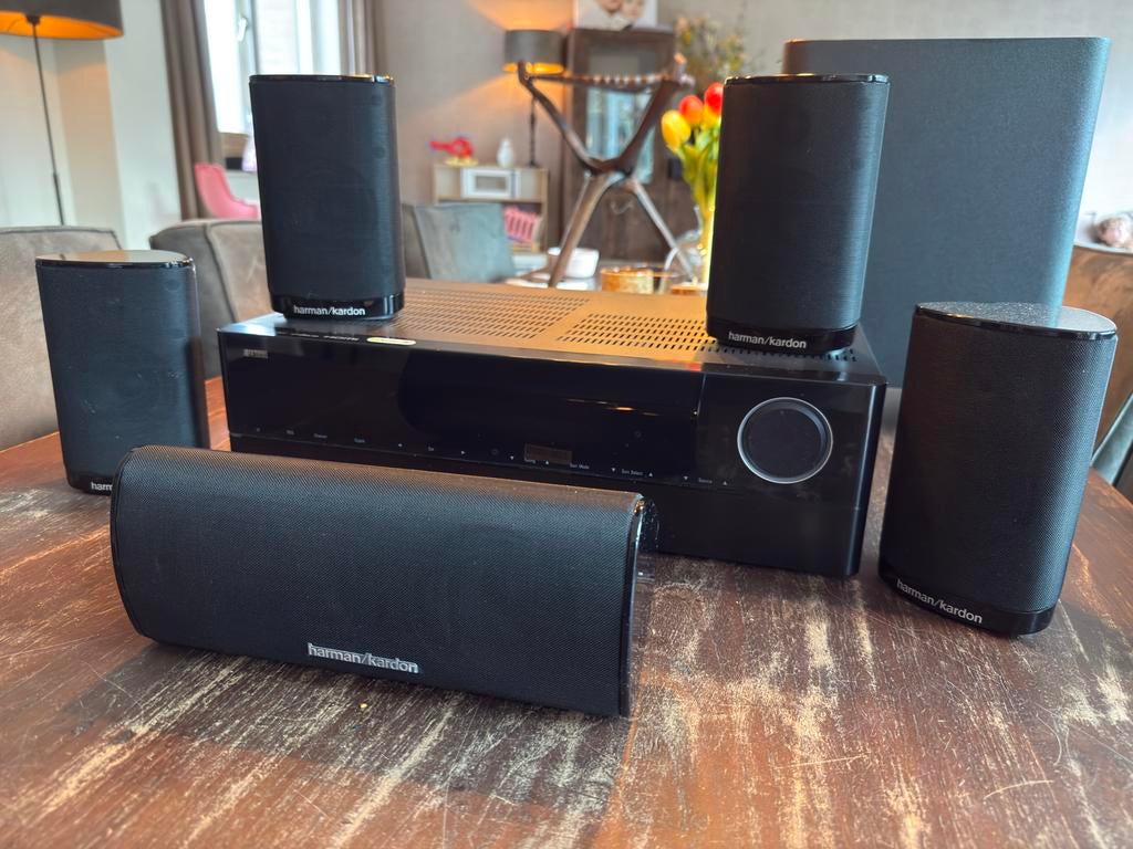 Harman Kardon 5.1 set, Audio, Tv en Foto, Home Cinema-sets, Overige merken, Gebruikt, 70 watt of meer, Ophalen of Verzenden