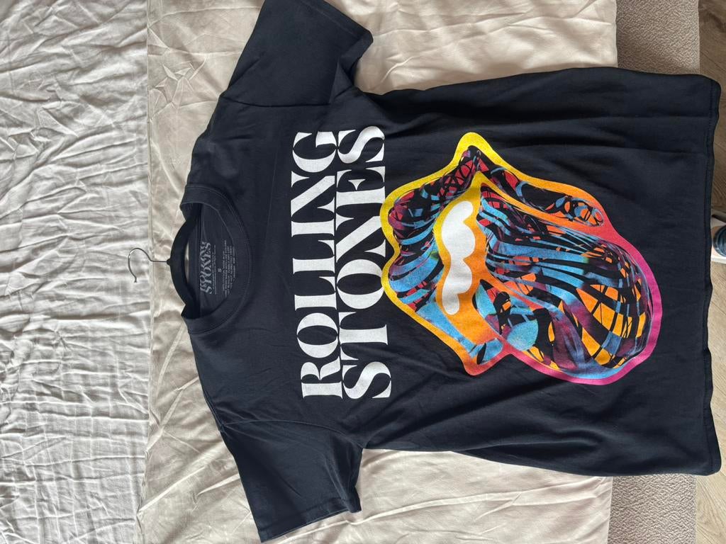 Officieel Rolling Stones 2022 shirt, Ophalen of Verzenden, Zo goed als nieuw, Zwart
