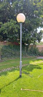 Verzinkte lantaarnpaal 3 meter hoog 4 stuks, Ophalen of Verzenden, Gebruikt, Zink, Staande lamp