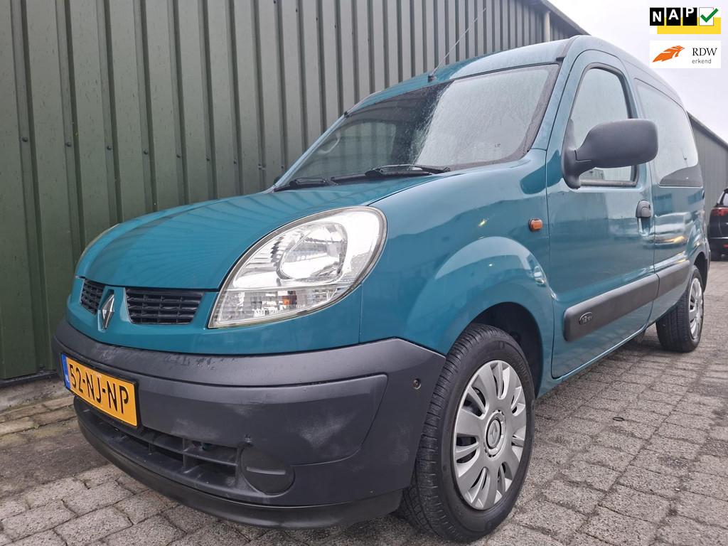 Renault Kangoo 1.2-16V Authentique Rolstoelauto Nieuwe APK, Auto's, Renault, Voorwielaandrijving, 750 kg, 4 cilinders, Bedrijf