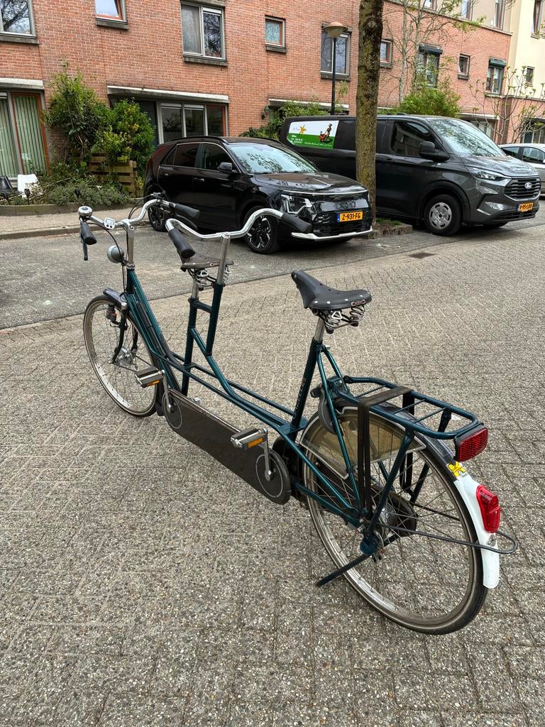 Tandem Gazelle met versnellingen, Minder dan 10 versnellingen, Gebruikt, 51 tot 55 cm, Ophalen