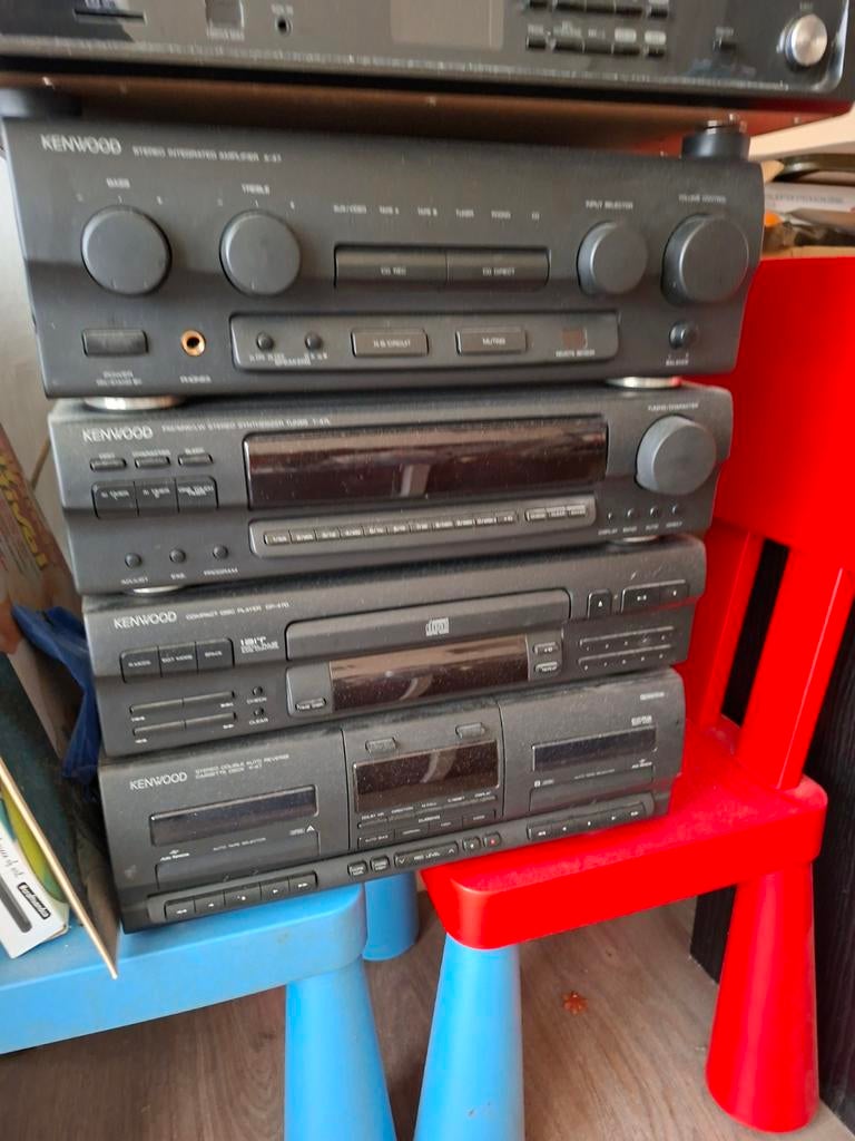 Kenwood Stereo Set met CD-speler en Radio, Audio, Tv en Foto, Stereo-sets, Ophalen of Verzenden, Gebruikt, Tuner of Radio, Losse componenten