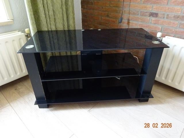 mooi tv meubel van glas, Ophalen, 50 tot 100 cm, Minder dan 100 cm, 25 tot 50 cm