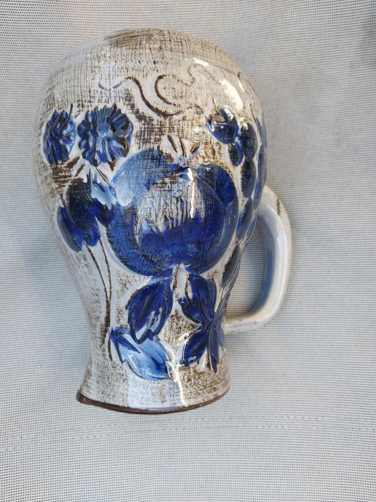 Oude kan, Gebruikt, Overige kleuren, Ophalen of Verzenden, Glas