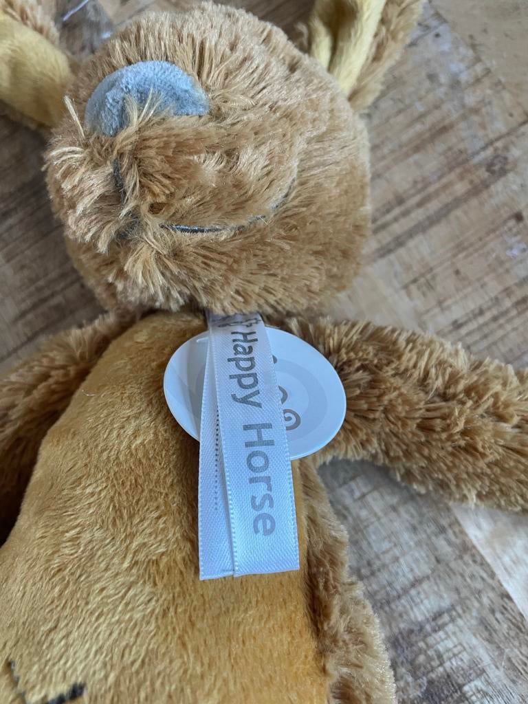 Happy Horse Richie Konijn Knuffel Bruin - Zo goed als nieuw, Happy Horse, Konijn, Ophalen of Verzenden, Middelgroot (20 tot 80 cm)