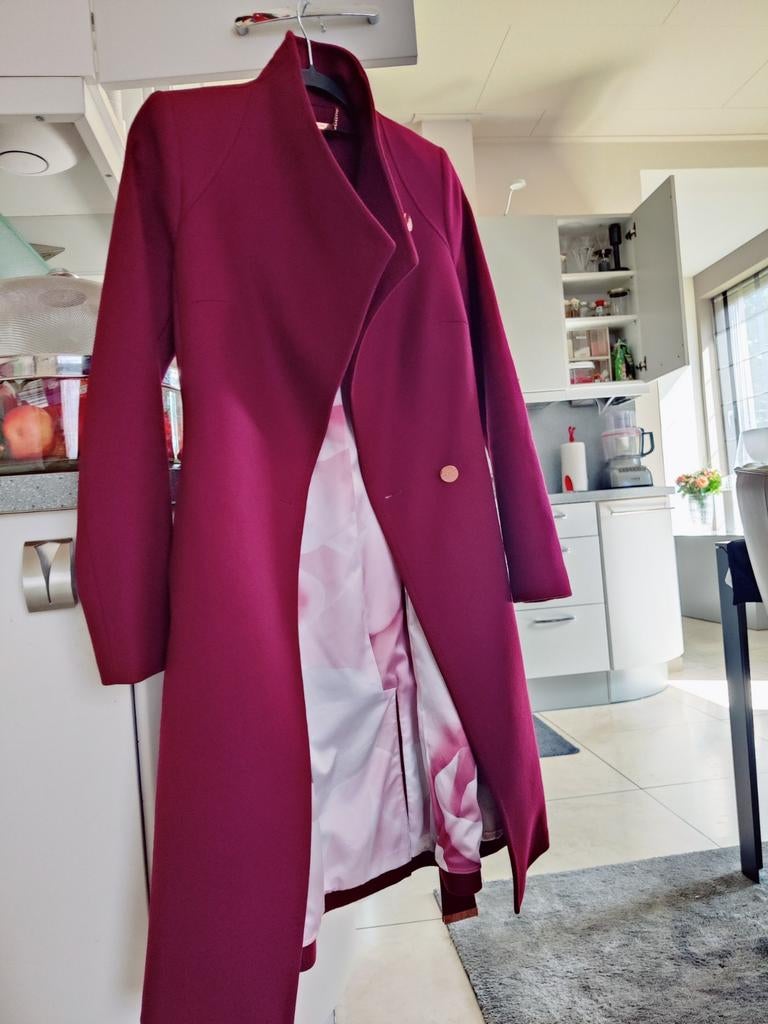 Ted Baker jas maat 34 als nieuw €449, Kleding | Dames, Ophalen of Verzenden, Zo goed als nieuw, Maat 34 (XS) of kleiner