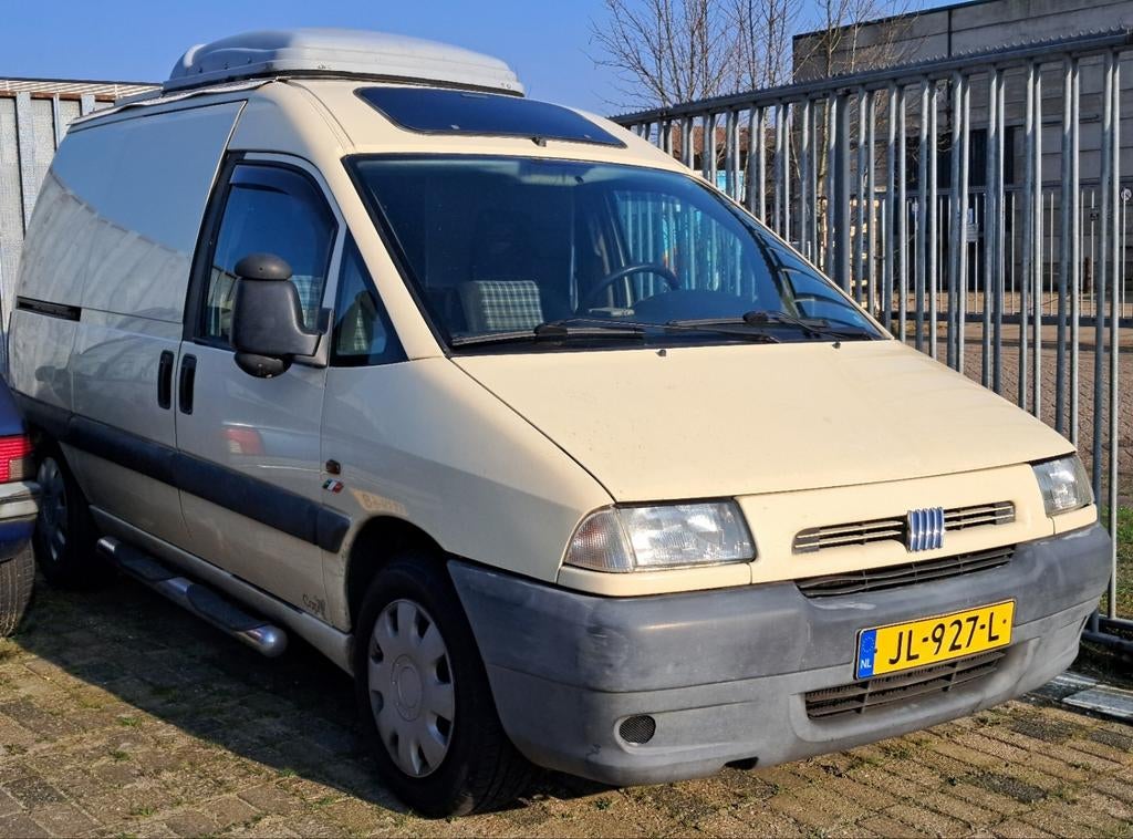 Nette Fiat Scudo Camper 219d km - Distrset 4-25, Auto's, 1670 kg, 4 cilinders, Bedrijf, 2 stoelen