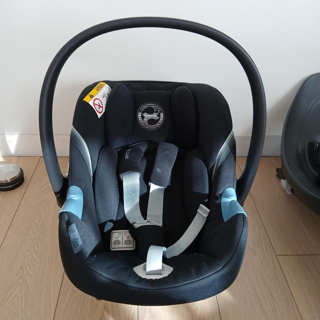 cybex aton m i-size autostoel met base m en spiegel, Kinderen en Baby's, Autostoeltjes, Zo goed als nieuw, Isofix, 0 t/m 13 kg