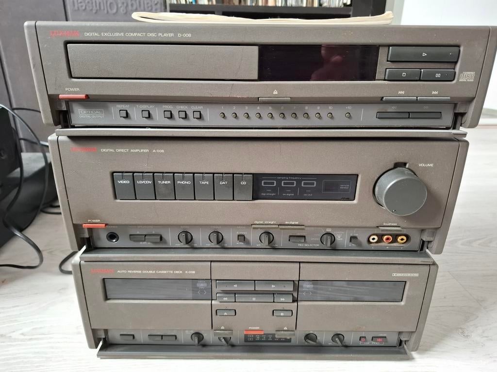 Luxman Compo A-008 set - Defect, Overige merken, Niet werkend, Cassettedeck, Losse componenten