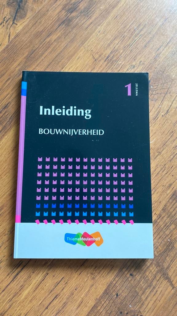 Jellema 1 Inleiding Bouwnijverheid, Boeken, Ophalen of Verzenden, Nieuw, Overige niveaus, Nederlands