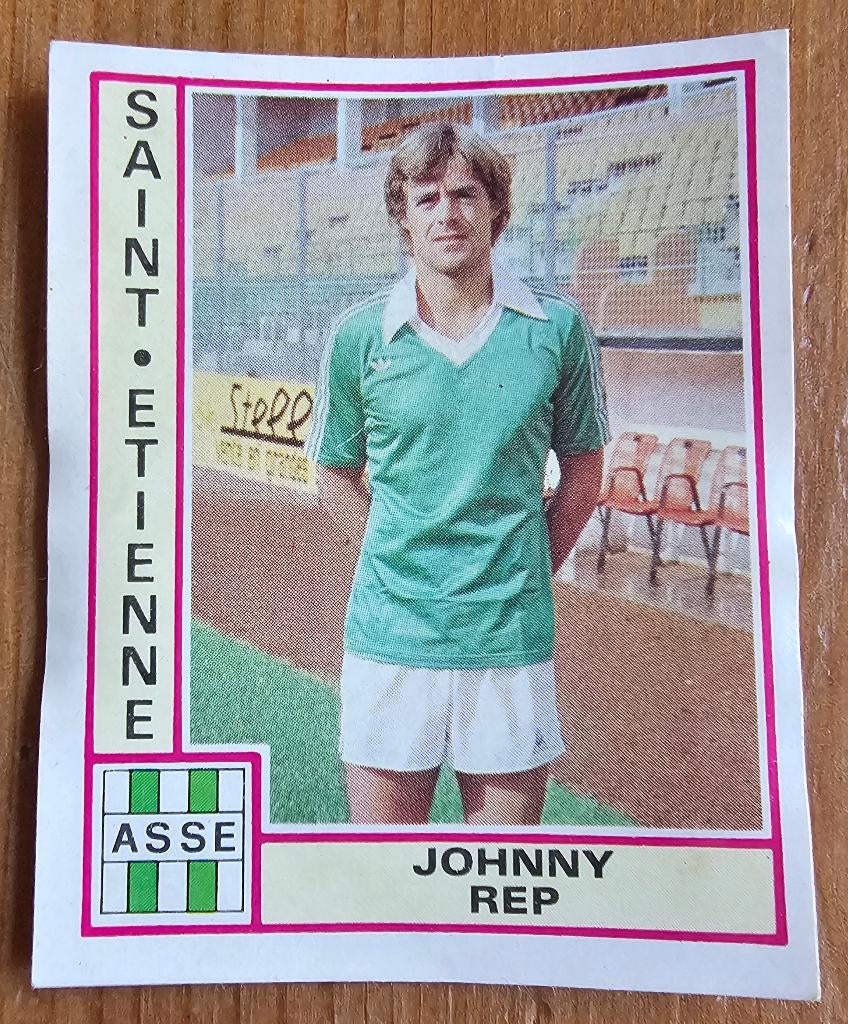 Panini Football 80 #285 Johnny Rep Saint-Etienne Ongebruikt!, Verzenden, Zo goed als nieuw, Plaatje