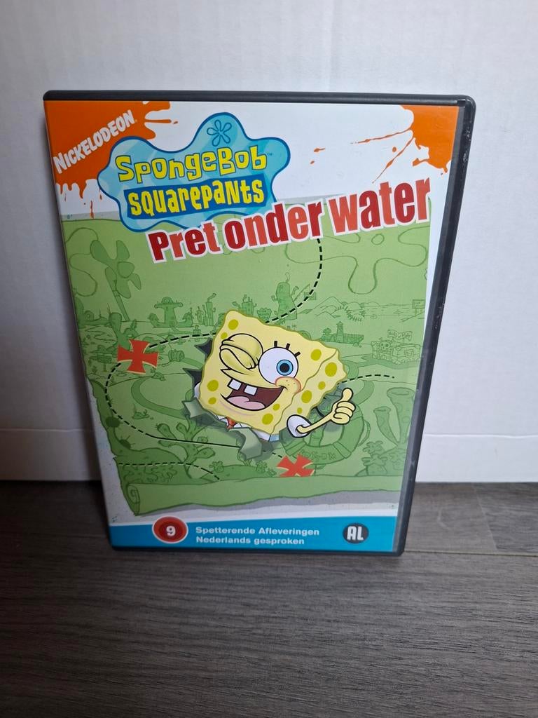 SpongeBob Squarepants: Pret onder water DVD, Cd's en Dvd's, Alle leeftijden, Ophalen of Verzenden, Gebruikt