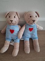 Knuffel Ikea beer Fabler Bjorn rood hartje gestreept L1134, Ophalen of Verzenden, Zo goed als nieuw, Beer