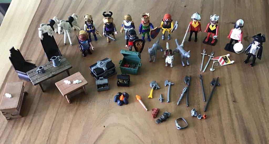 Playmobil ridder mix, Ophalen of Verzenden, Gebruikt, Los playmobil