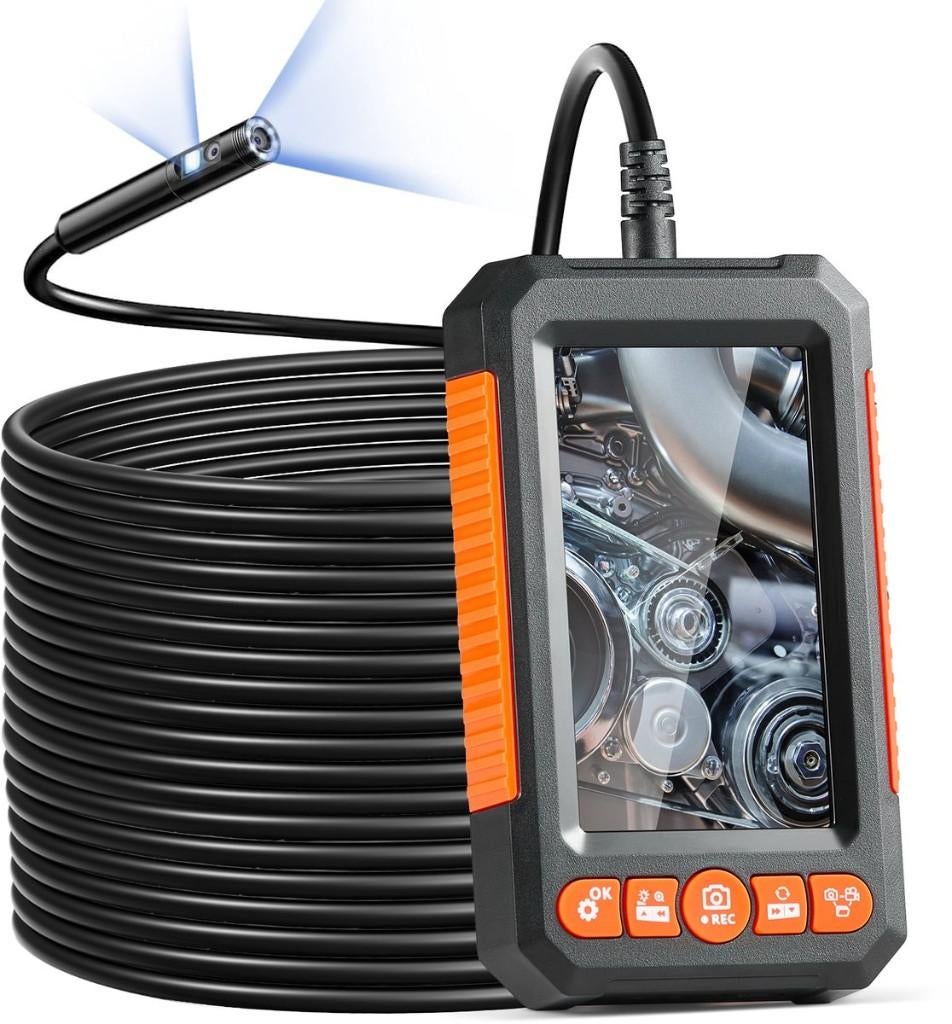 Nieuwe VEVOR endoscoop camera inspectiecamera met licht, Verzenden, Nieuw